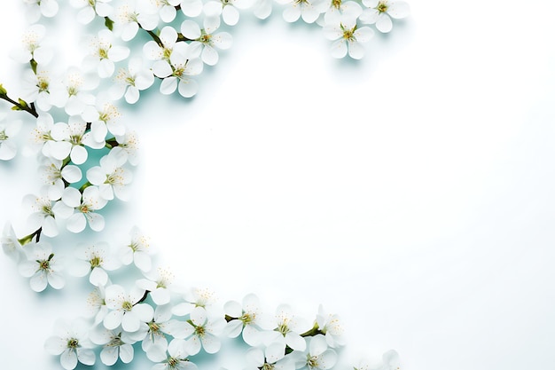Zdjęcie akwarel kwiat wiśni kwitnący tło kwiaty dekoracja kwiatów zbiorów wzór zaproszenia