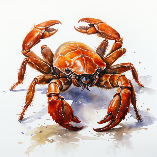 akwarel Scorpion clipart Generative Ai