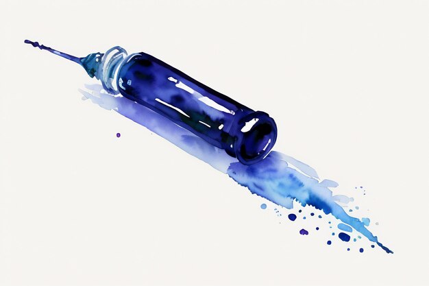 Zdjęcie akwarel spray ink smudge styl chiński element projektowania malarstwa atramentowego tapeta tła