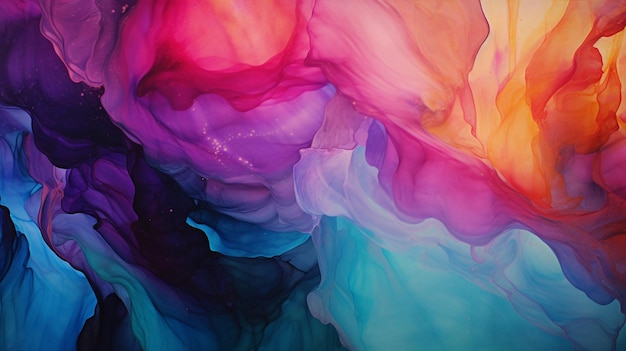Zdjęcie akwarela farba abstrakcyjne tło abstrakcyjne kolorowe akwarela tło generatywne ai