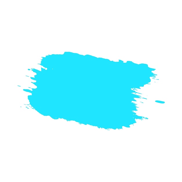 Akwarela pomalowana jasnoniebieską farbą pędzla