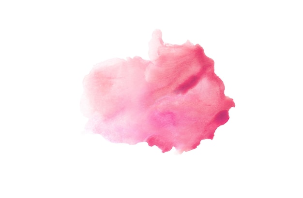 Akwarela różowa plama tekstury farby