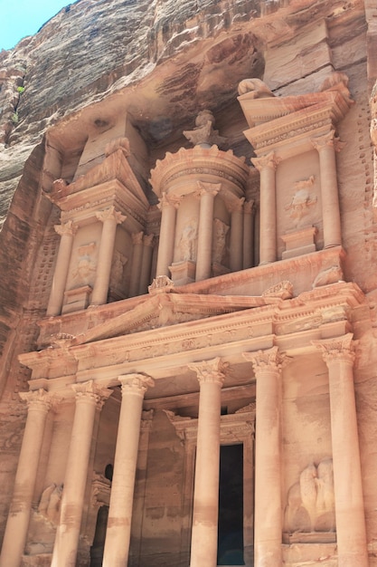 Al Khazneh w Petra Jordan
