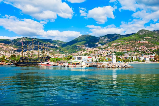 Alanya panoramiczny widok z lotu ptaka Turcja