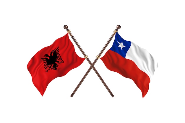 Albania Kontra Chile Dwie Flagi