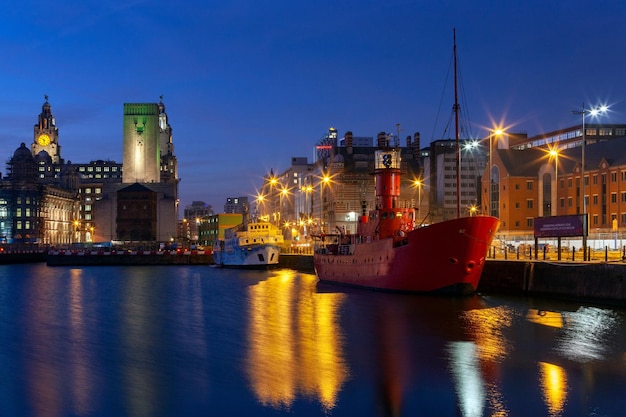 Albert Dock w mieście Liverpool w Anglii