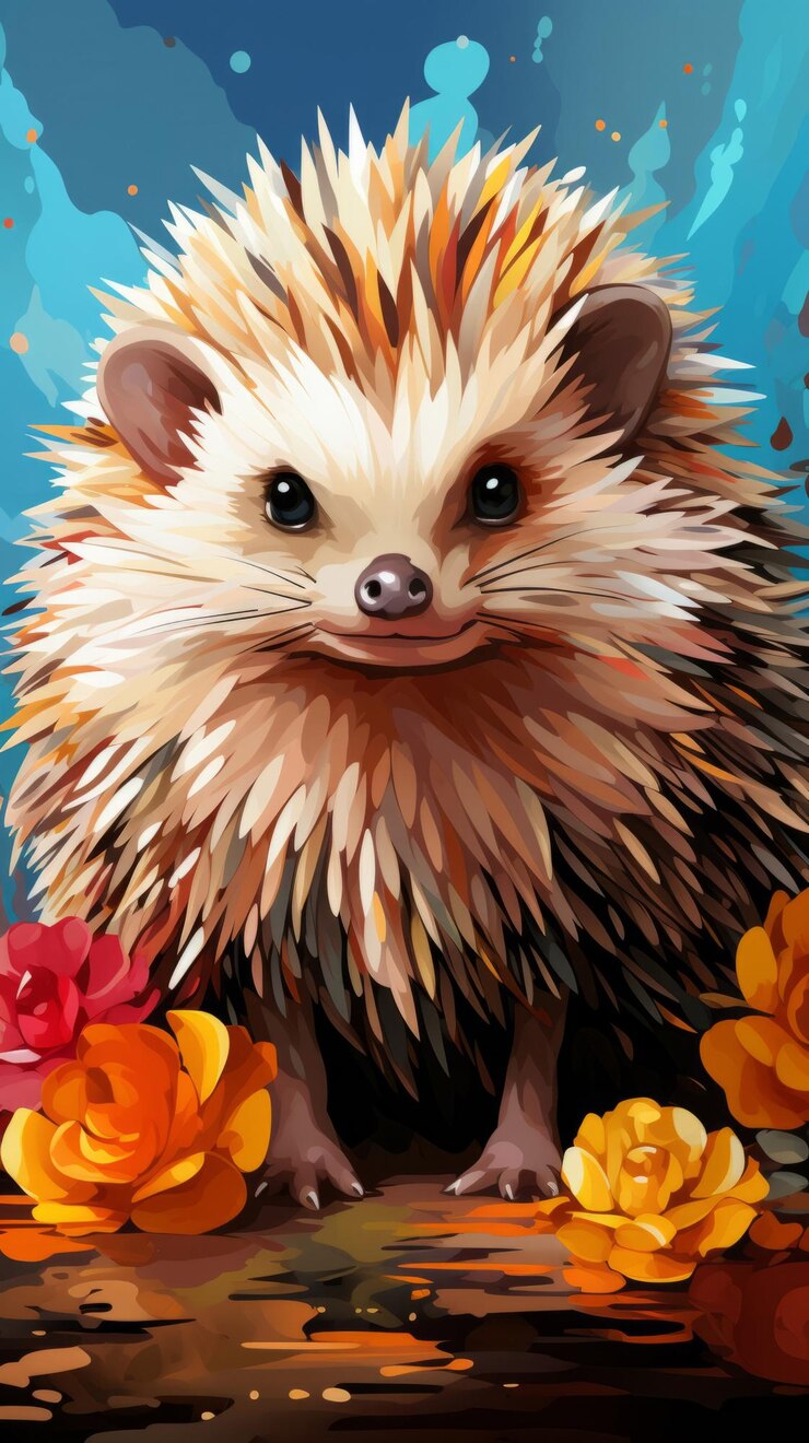 Album ze zdjęciami zwierzaków hedgehogów pełen uroczych chwil dla miłośników zwierząt