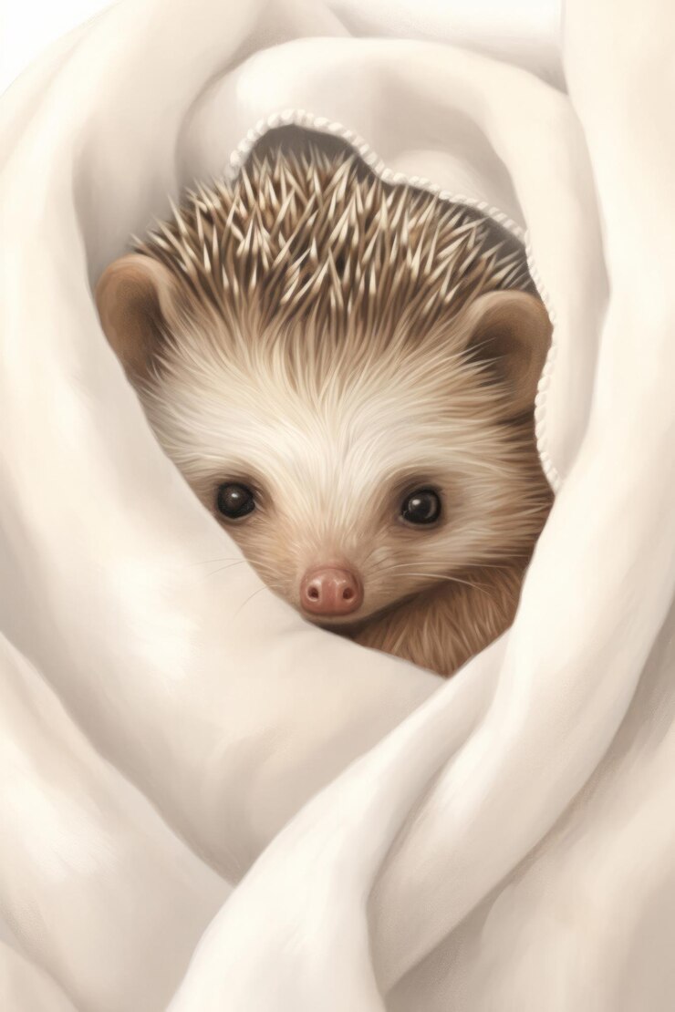 Album ze zdjęciami zwierzaków hedgehogów pełen uroczych chwil dla miłośników zwierząt
