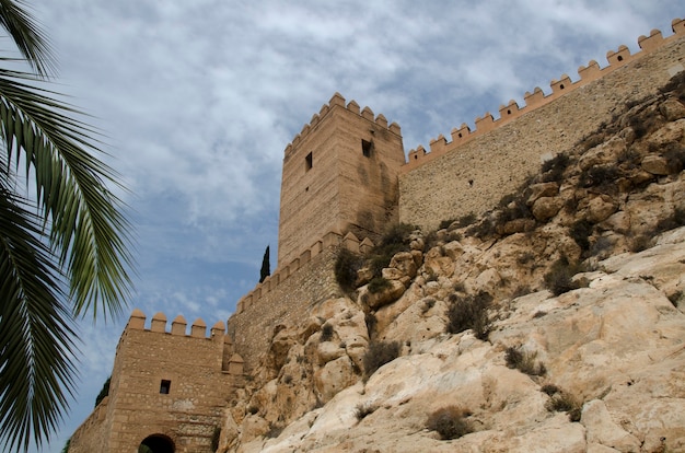 Alcazaba z Almerii w Almerii w Hiszpanii