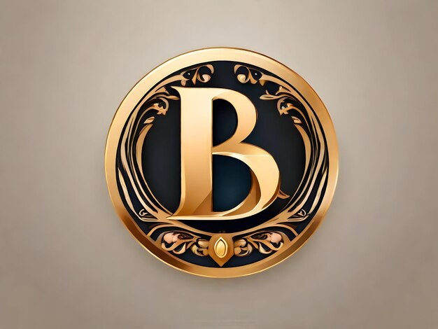 amp alfabet litera B B logo monogram amp tożsamość marki