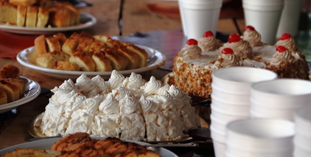 Alfajores Smażone Ciasta I Churros Na Sprzedaż Na Targach Ulicznych