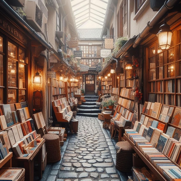Alley dziwacznej księgarni Podróż przez historię i literaturę