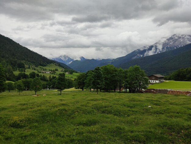 alpejski krajobraz w Berchtesgaden Land Niemcy