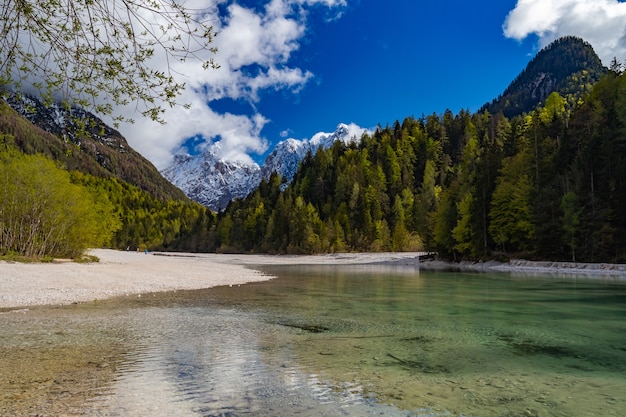 Alpy Julijskie Park Narodowy Triglav w Słowenii