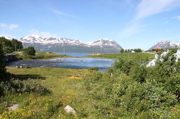 Alpy Lyngenskie Norwegia