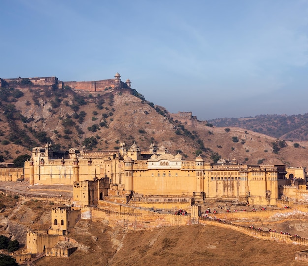 Amer Bursztynowy fort Rajasthan India