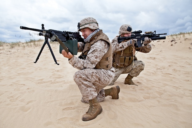 Amerykanie marines w akcji