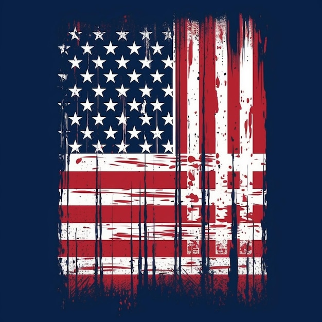 Zdjęcie amerykańska flaga stanów zjednoczonych ameryki