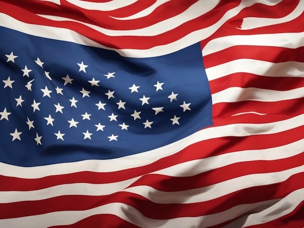 amerykańska flagonizowana flaga stanów Ameryki