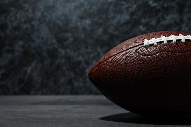 Amerykańska koncepcja piłki nożnej Super Bowl i amerykańskiej piłki nożnej.