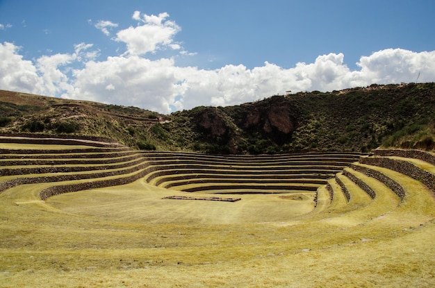 Zdjęcie amfiteatr w górach andów