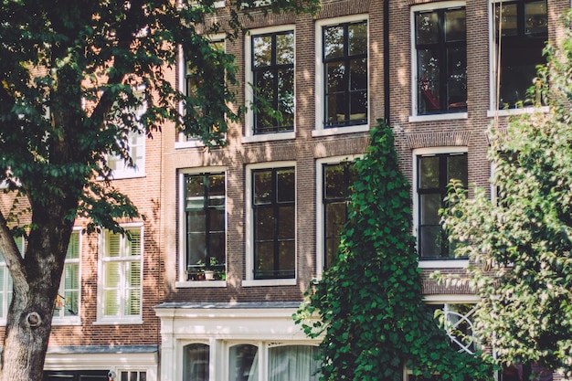 Amsterdam city Holandia podróży w koncepcji Europy