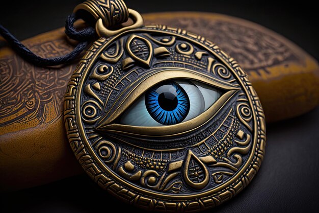 Zdjęcie amulet złego oka symbol ochrony i szczęścia