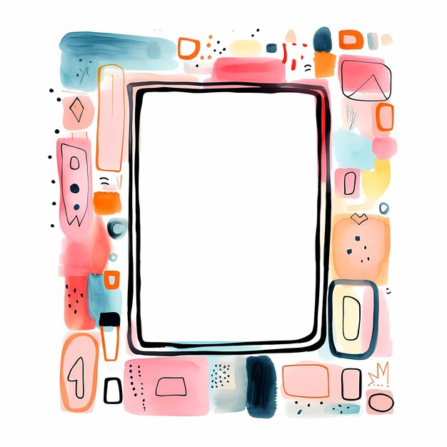 Zdjęcie an_abstract_watercolor_frame