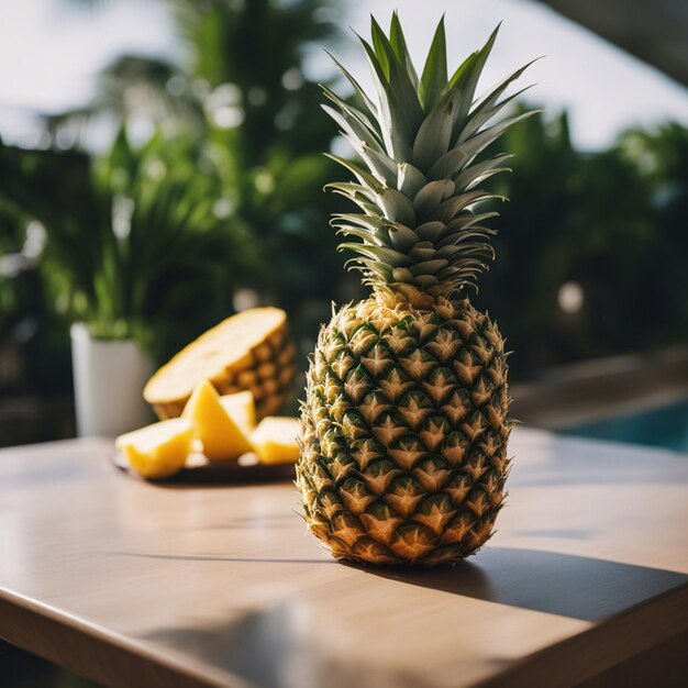 Zdjęcie ananas fotograficzny