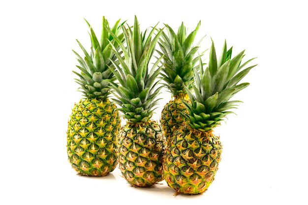 Ananas Na Białym Tle