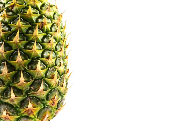 Ananas na białym tle