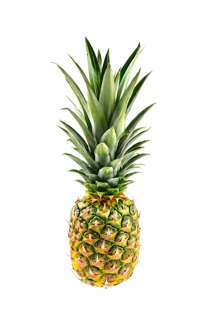 Ananas na białym tle