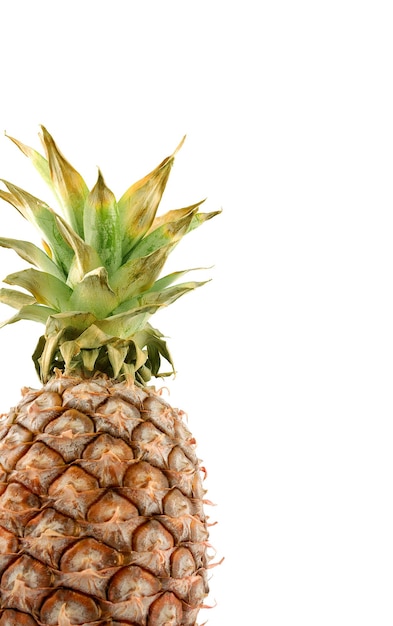 Zdjęcie ananas na białym tle