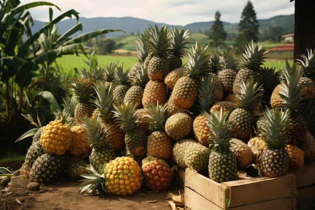 Ananasy na rynku w tropikach Generative AI