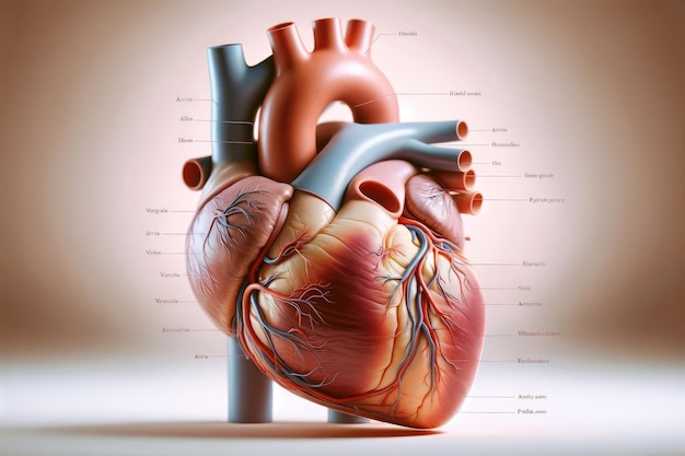 Zdjęcie anatomia ludzkiego serca