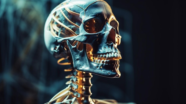 Anatomia ludzkiego szkieletu generatywne ai