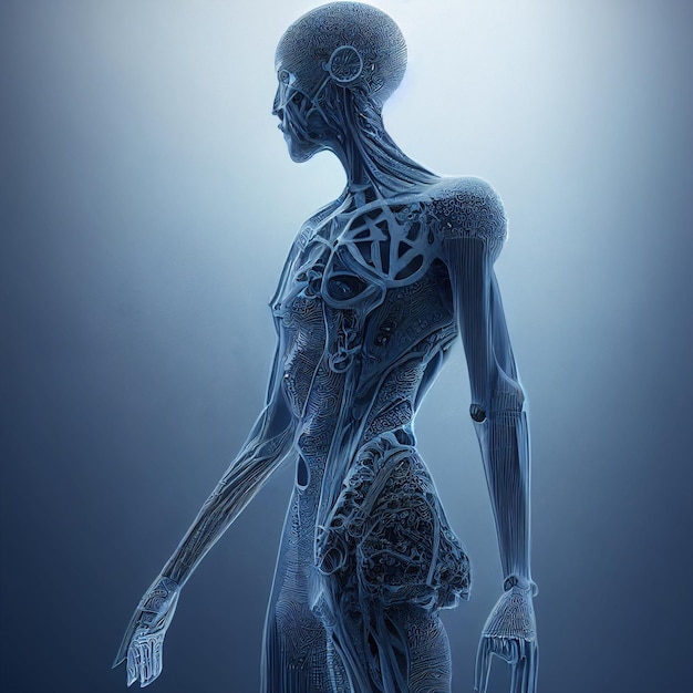 Anatomia robota cyber biotechnologia