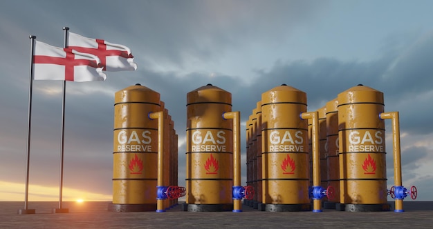 Anglia rezerwa gazu Anglia Zbiornik magazynowy gazu Zbiornik gazu ziemnego