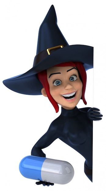 Zdjęcie animacja czarownicy