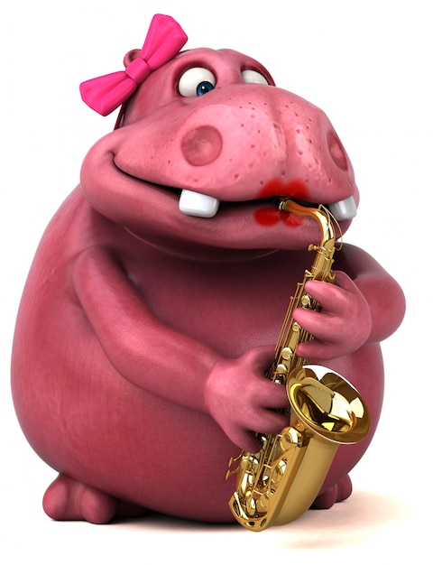 Animacja Pink Hippo