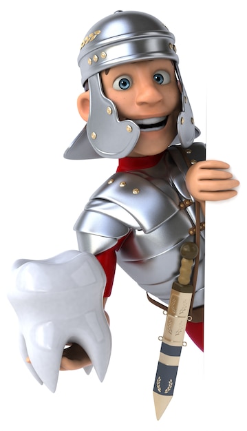 Zdjęcie animacja rzymskiego żołnierza