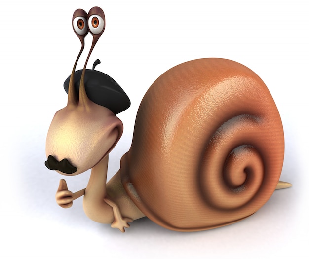 Zdjęcie animacja ślimaka