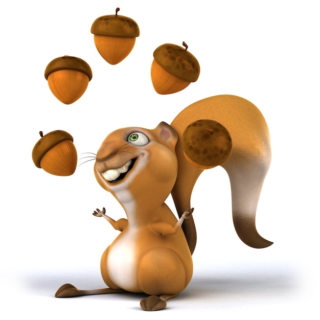 Zdjęcie animacja wiewiórki