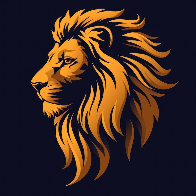 Animal Lion Logo ilustracja lwa Lwa emblemat ikony logotypowy druk