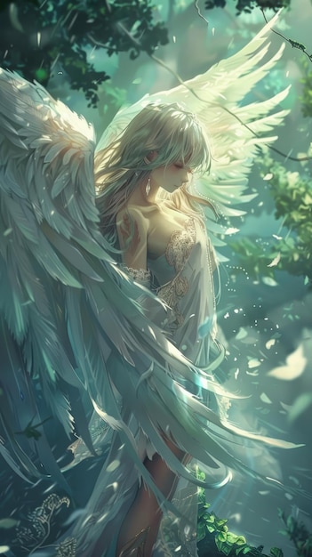 Zdjęcie anime angelpainting wallarts