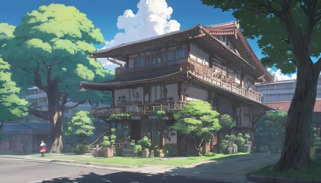 Anime BACKGROUND realistyczny