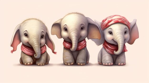 Animowany obraz słoniątka