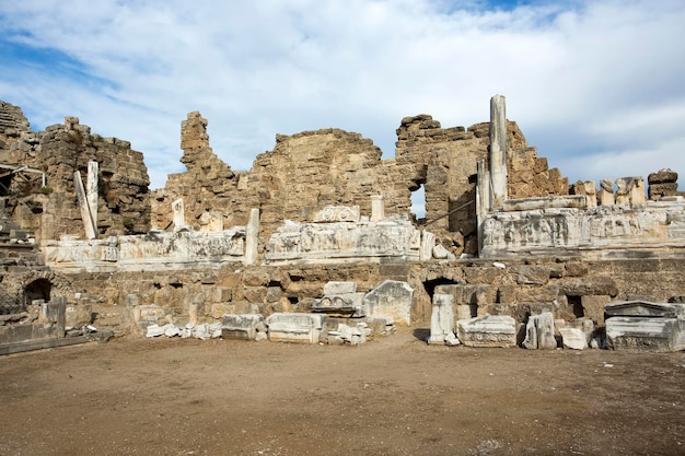 Antalya / Turcja, starożytne miasto po stronie historycznej. Zdjęcie koncepcji podróży.