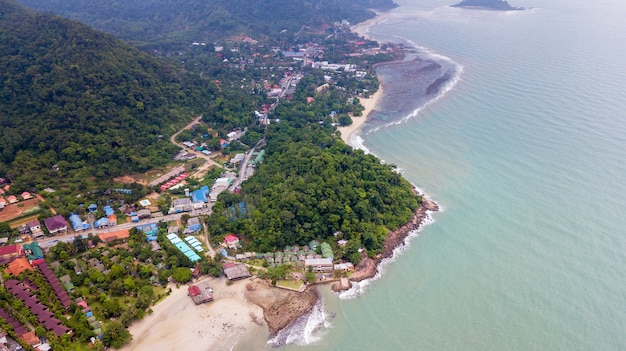 Antena plaży Klong Prao i plaży Kai Bae