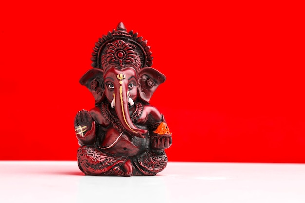 Antyczna Rzeźba Pana Ganesha Na Festiwal Ganesha